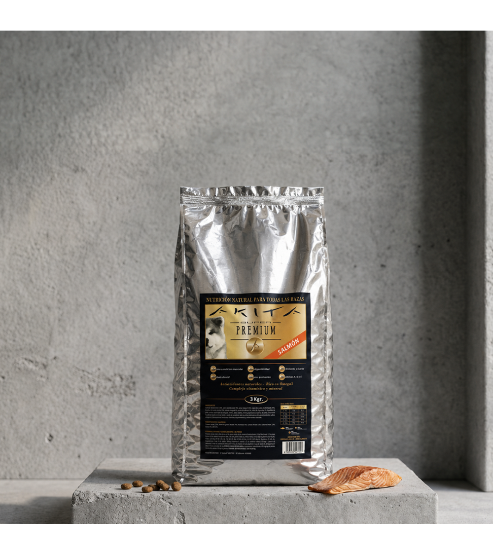 Akita Super Premium Salmón 3 kg | Pienso para Perros